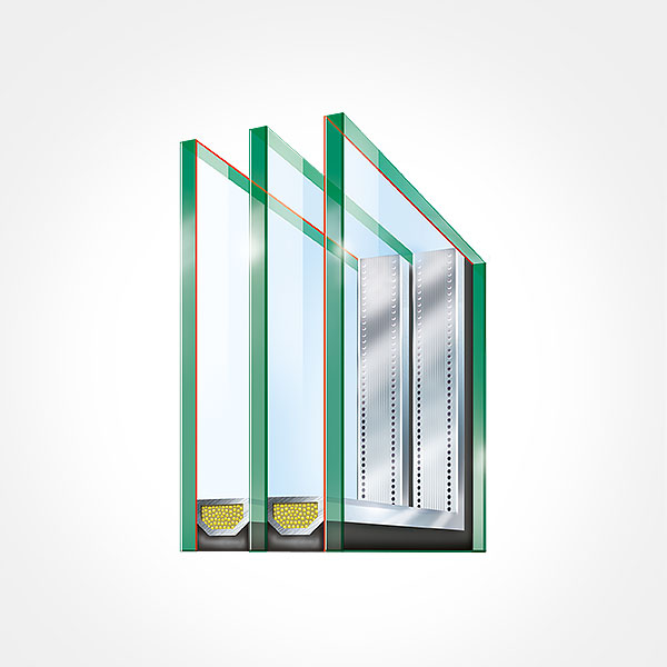 3 rétegű műanyag ablakok